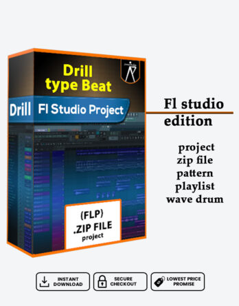 drill type beat fl studio project file